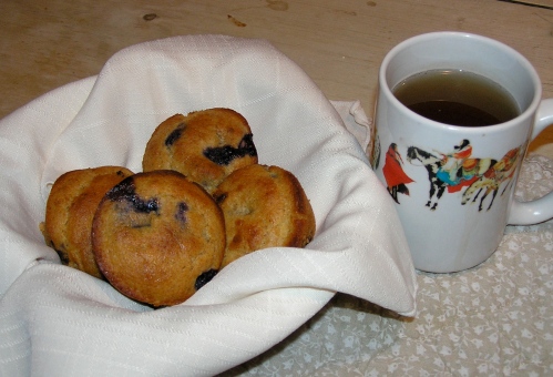 blueberry corn muffins
